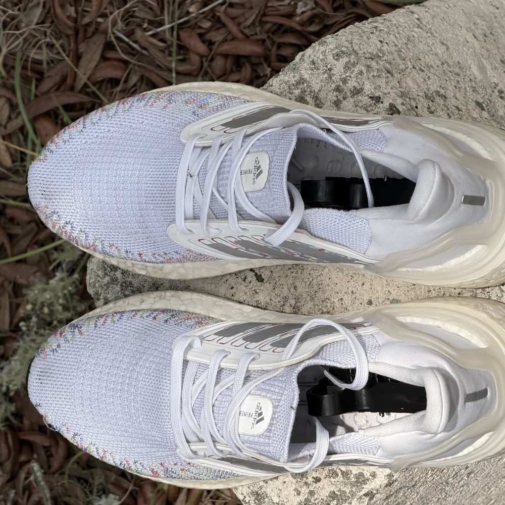 Adidas UltraBoost 20 White  Women's Size 7.5 Running Shoe-FY3467 - Picture 10 of 11